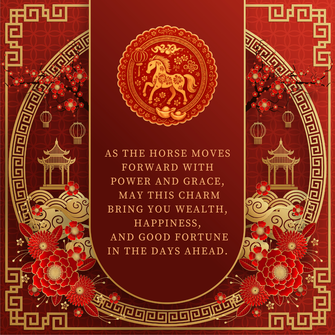 Lucky Horse Medallion Necklace for Prosperity Strength and New Beginnings