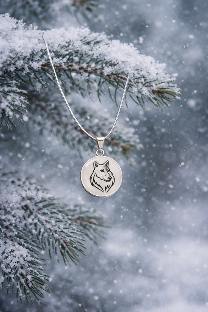 Spirit of the Wolf Necklace – Strength, Protection & Wild Wisdom Pendant