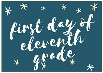 Free Back-to-School Printables First Day of School Signs Part 1