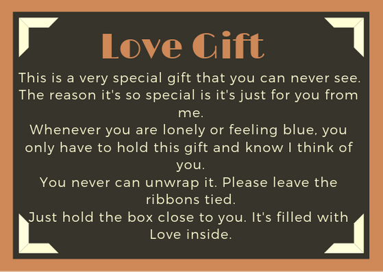 Free Love in a Box Gift Printables