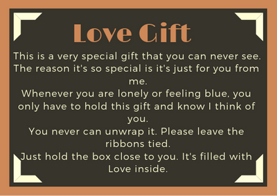 Free Love in a Box Gift Printables