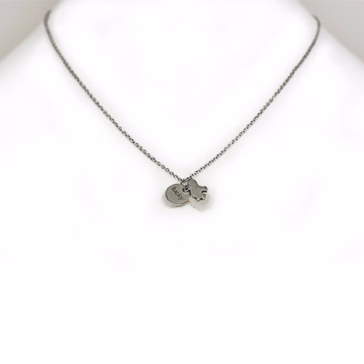 Kathy Elephant Necklace with Good Luck Charm