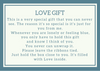 Free Love in a Box Gift Printables