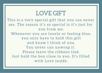 Free Love in a Box Gift Printables