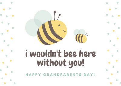 Free Happy Grandparents Day Greeting Card Printables