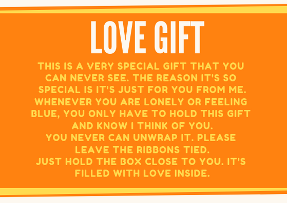 Free Love in a Box Gift Printables