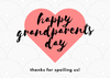 Free Happy Grandparents Day Greeting Card Printables