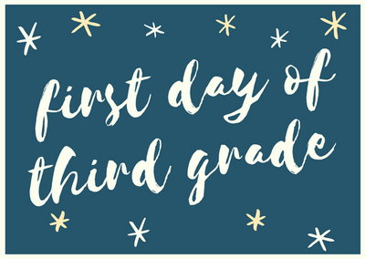 Free Back-to-School Printables First Day of School Signs Part 1