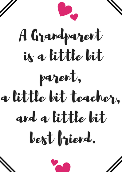 Free Grandparents Day Quote Card Printables