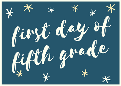 Free Back-to-School Printables First Day of School Signs Part 1