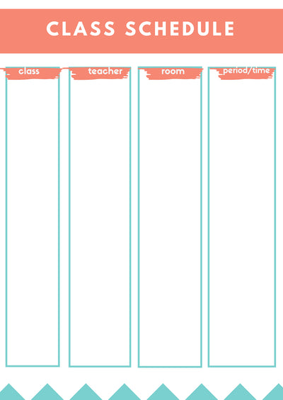 Free Back-To-School Printables Checklists and Planners