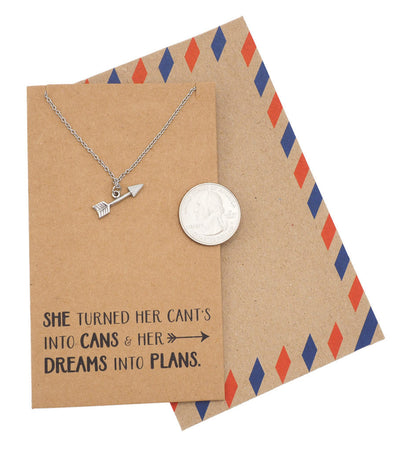 Cassidee Arrow Charm Necklace