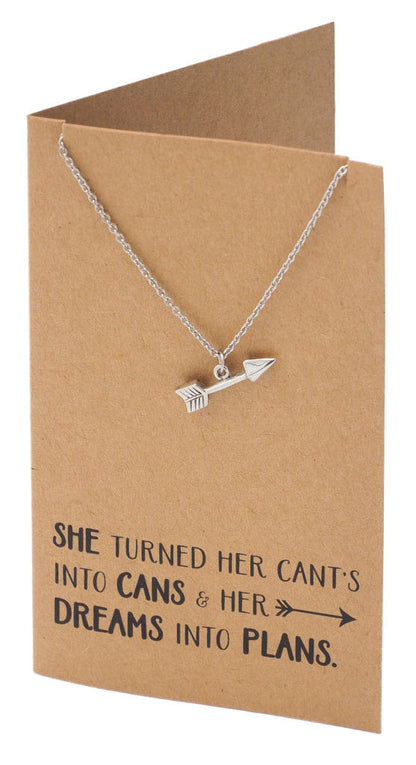 Cassidee Arrow Charm Necklace