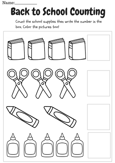 Free Back To School Printables