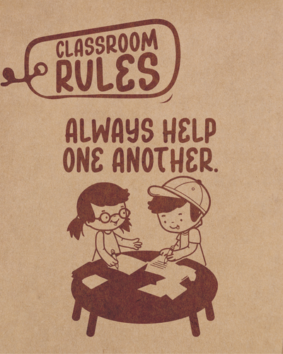 Free Back-To-School Printables Classroom Rules Poster