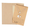 Sabrina Mother and Daughter Bird's Heart Necklace Set for 2