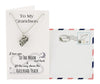 Cal Train Necklace Love You to the Moon and Back Grandson Gifts