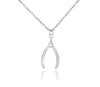 Dasha Good Luck Wishbone Necklace