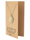 Finley You are My Only Sunshine Necklace for Women, Best Friend Gifts and Greeting Card