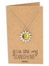 Finley You are My Only Sunshine Necklace for Women, Best Friend Gifts and Greeting Card