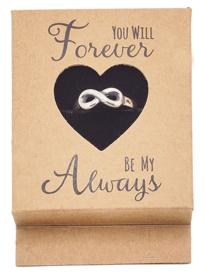 Akeisha Infinity Ring Forever & Always Promise Rings