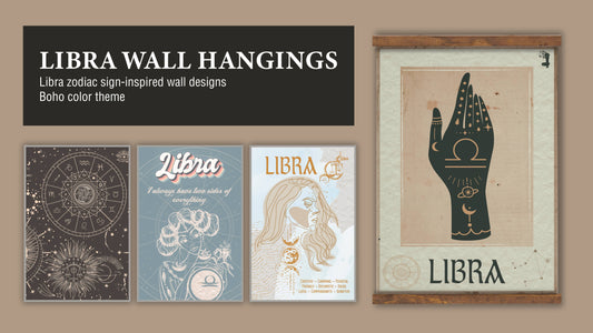 Quan Jewelry Libra Zodiac Printable Wall Art