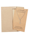 Lorna Infinity Heart Lariat Mothers Necklace