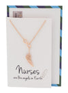 Manuela Infinity Lariat Angel Wing Necklace