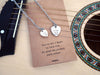 Marlowe Guitar Pick Matching Pendant Necklace