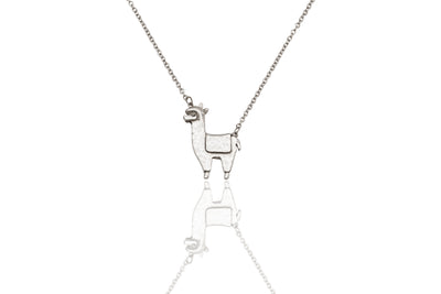 Rae Llama Pendant Necklace