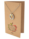 Bryce Teachers Gifts, Teach Love Inspire Necklace and Thank You Card