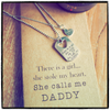 Mason Father Daughter Personalized Engraved Necklaces