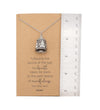 Aleah Buddha Bell Necklace Inspirational Quotes Jewelry Greeting Card