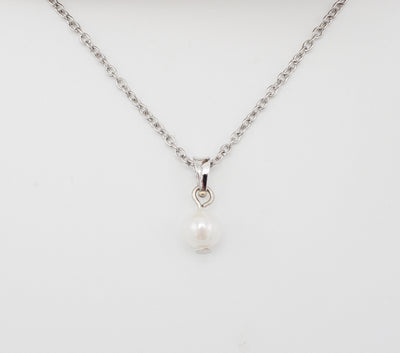 Rilla Pearl Pendant Necklace, Mother's Day Gifts with Inspirational Greeting Card