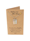 Gracyn Sisters and Star Pendant Necklace, Gifts for Best Friends with Greeting Card