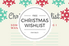 Free Christmas Wishlist Printables