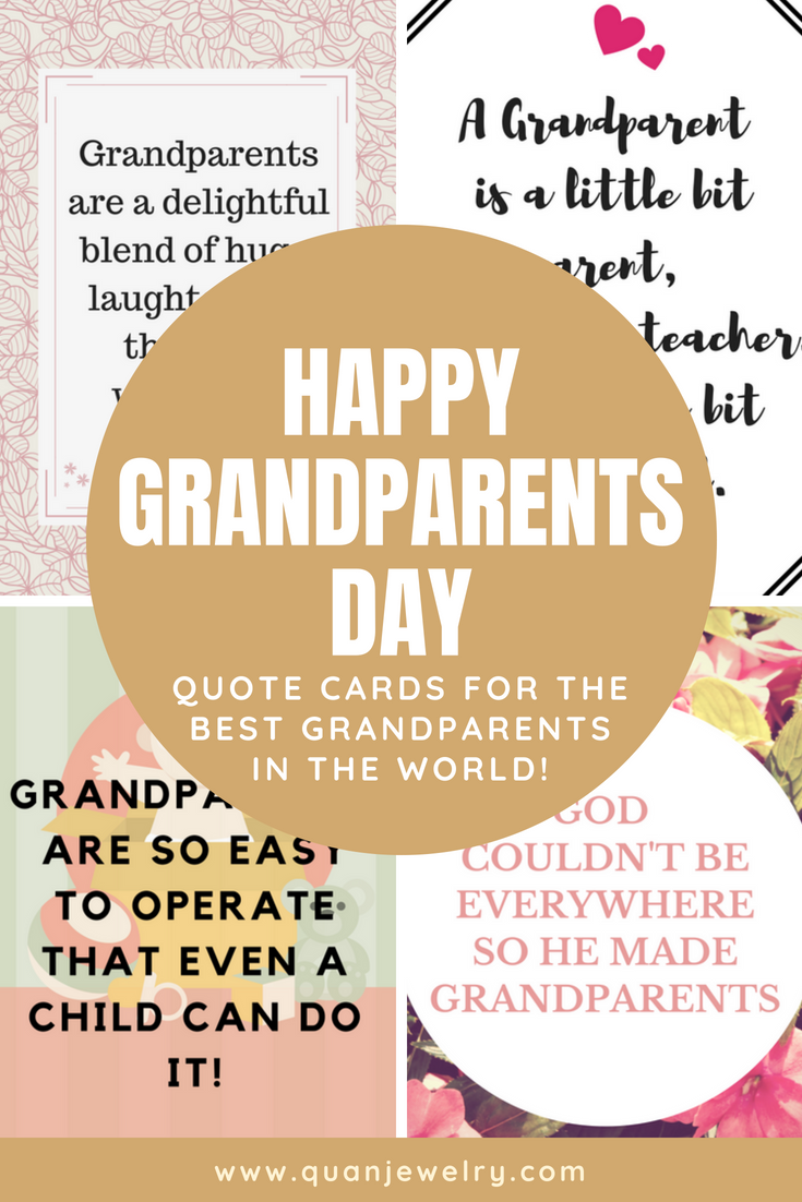 Free Grandparents Day Quote Card Printables