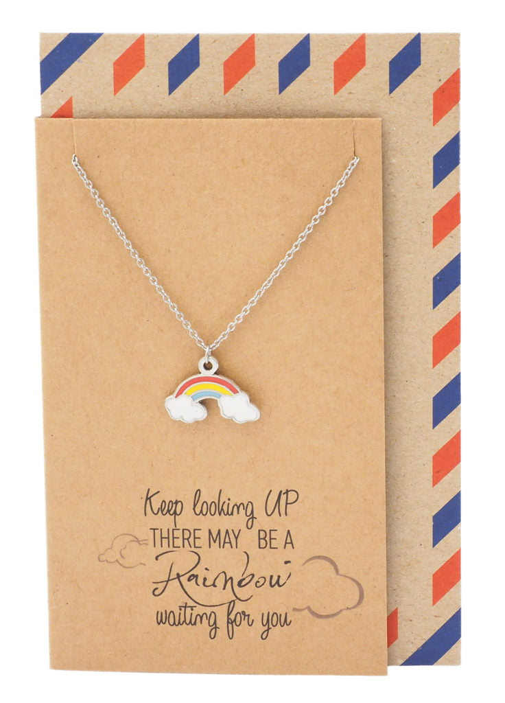 Mary Beautiful Rainbow Necklace