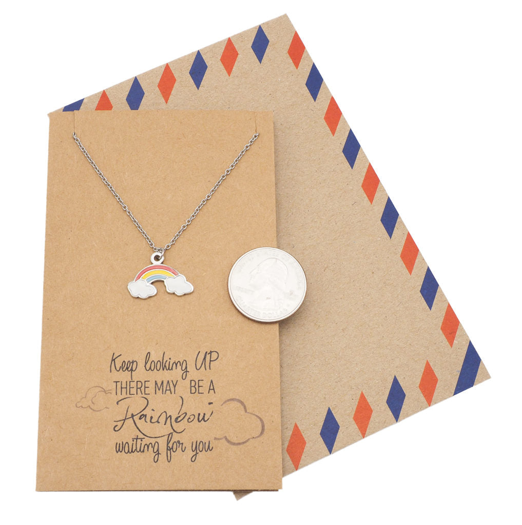Mary Beautiful Rainbow Necklace