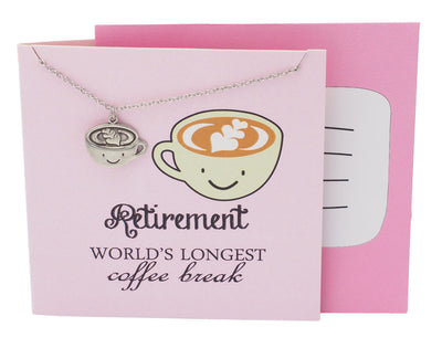 Arya Funny Puns Coffee Necklace