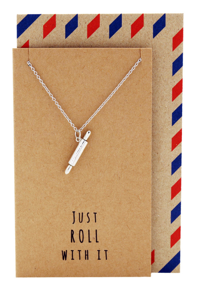 Jamie Chef Jewelry with Rolling Pin Pendant