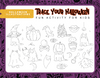 Free Halloween Activities for Kids Printables - Trace Your Halloween