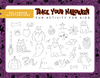 Free Halloween Activities for Kids Printables - Trace Your Halloween