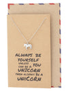 Neri Graduation Gifts Unicorn Necklace Inspirational Jewelry