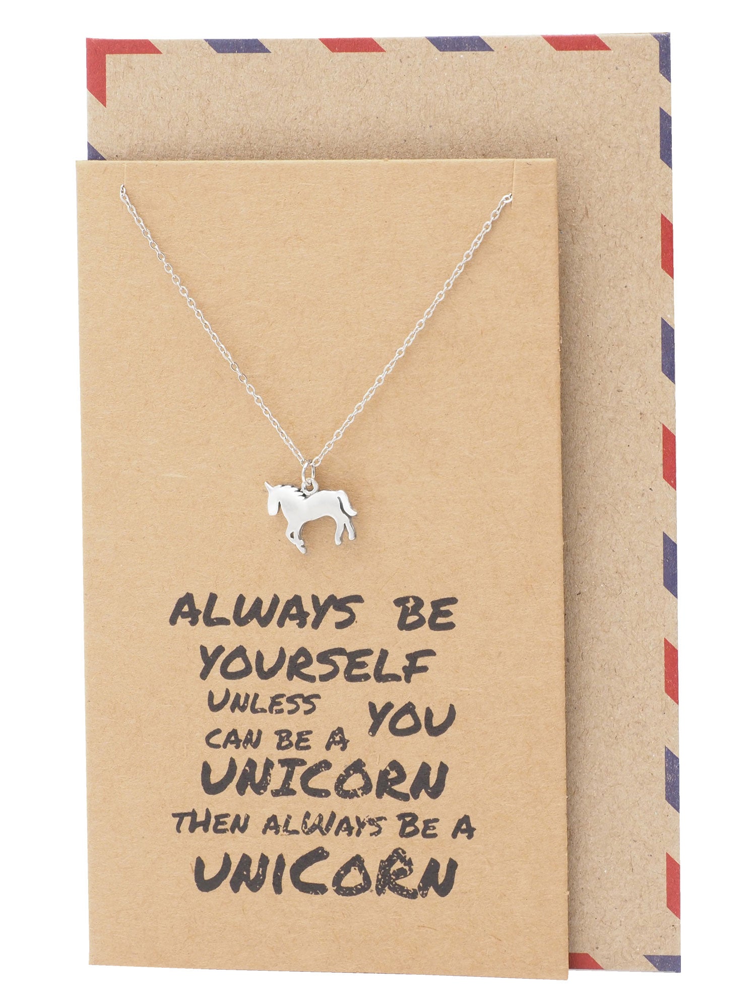 Neri Graduation Gifts Unicorn Necklace Inspirational Jewelry