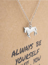 Neri Graduation Gifts Unicorn Necklace Inspirational Jewelry