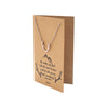 Allysa Deer Antler Pendant Gemini Necklace