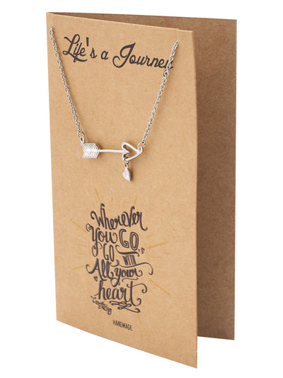 Jody Graduation Gifts Arrow Necklace Inspirational Jewelry