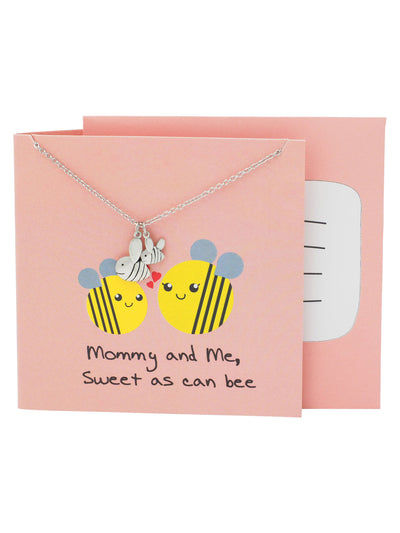 Jess Gifts for Mom Funny Puns Birthday Cards and Bee Necklace