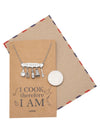 Skylar Gifts for Mom, Dad, Chef Personalized Cooking Jewelry Charm Necklace